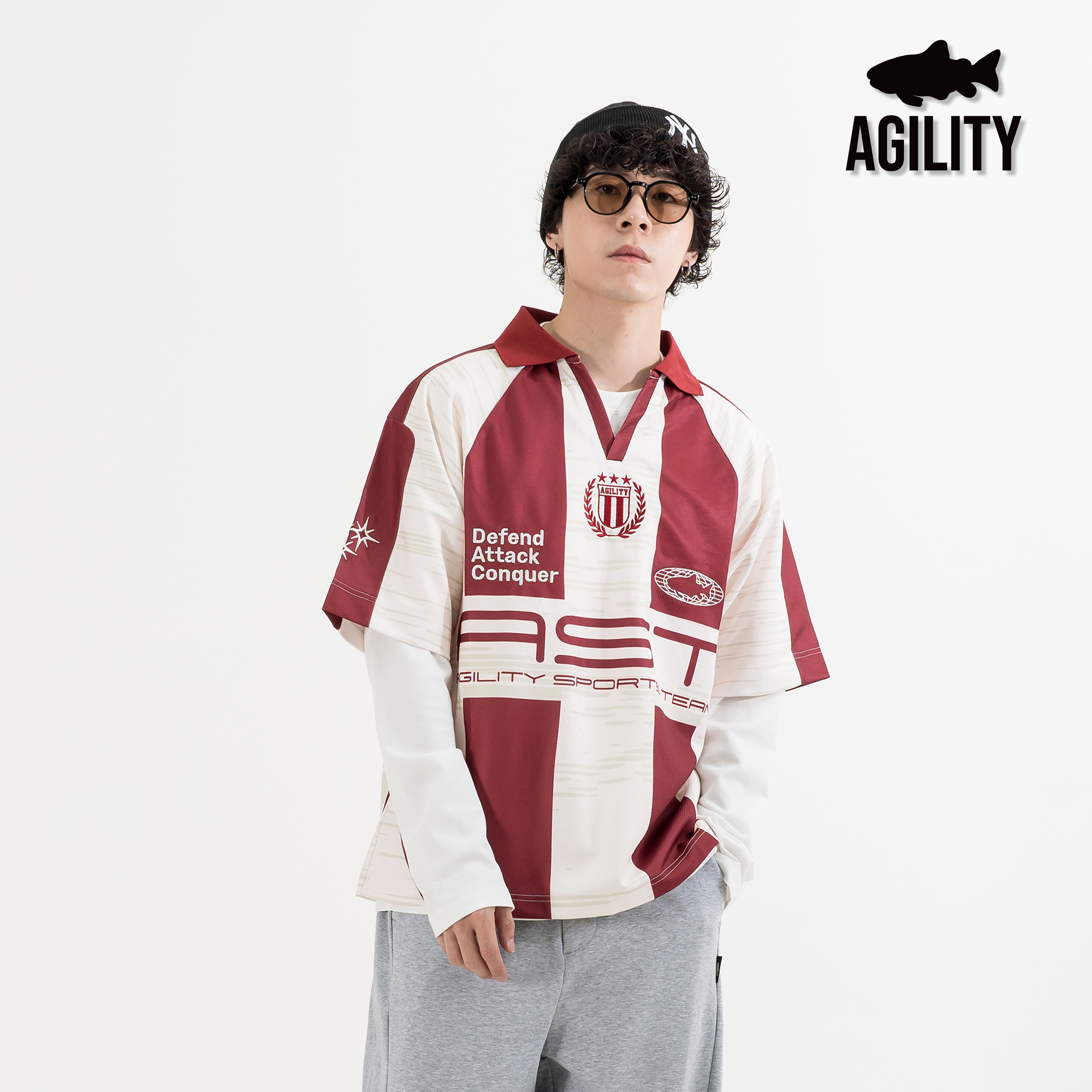 AGILITY Retro Football Jersey / AST 復古 足球短袖Tee [A-FC1]
