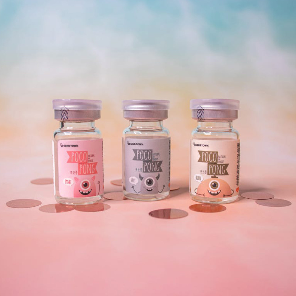 Lenstown Pocopong 1 Month 美瞳 彩色 月拋 隱形眼鏡 1片