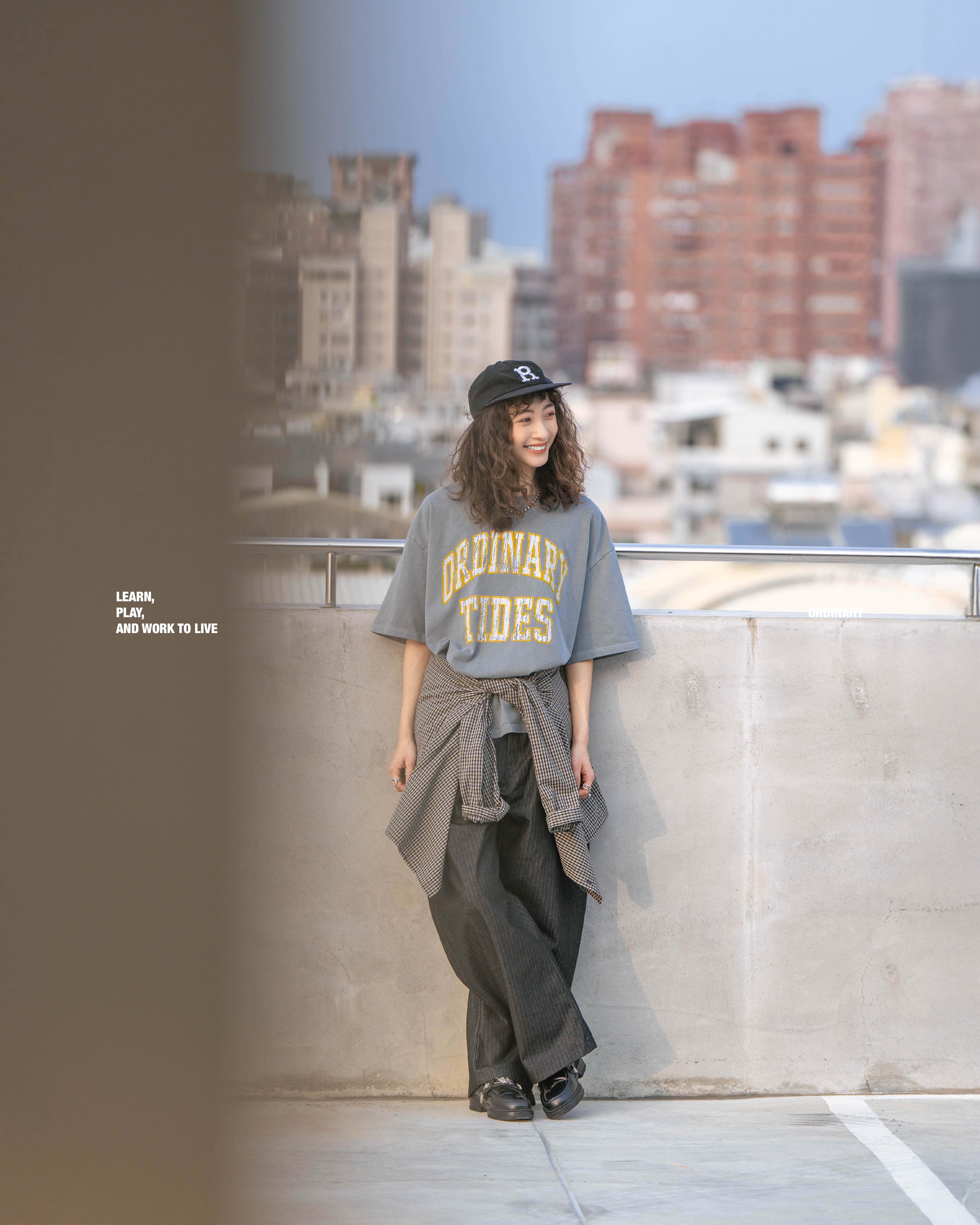 Ordinary 蠟染水洗標語Tee