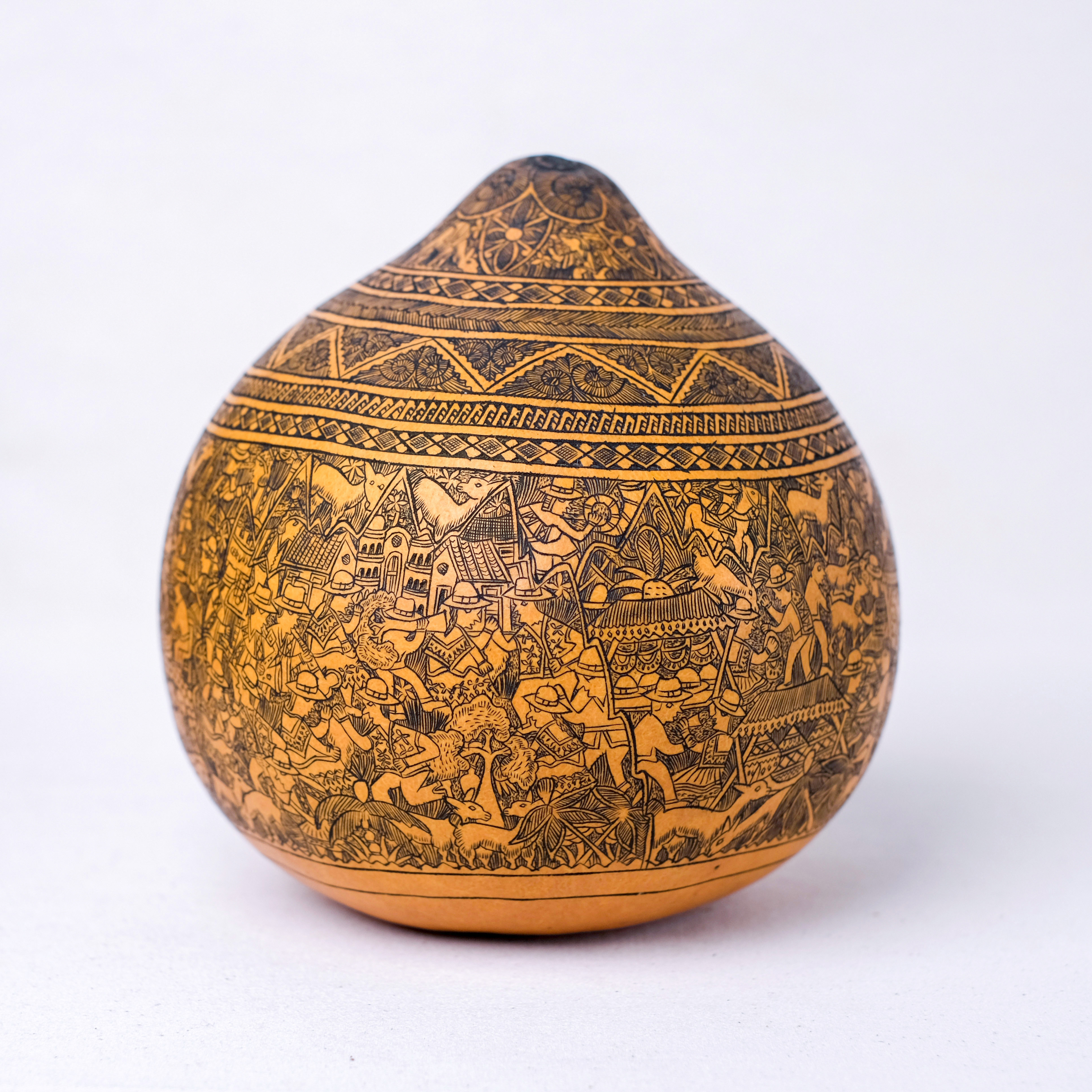 萬卡約葫蘆雕刻｜農忙時光 24｜秘魯