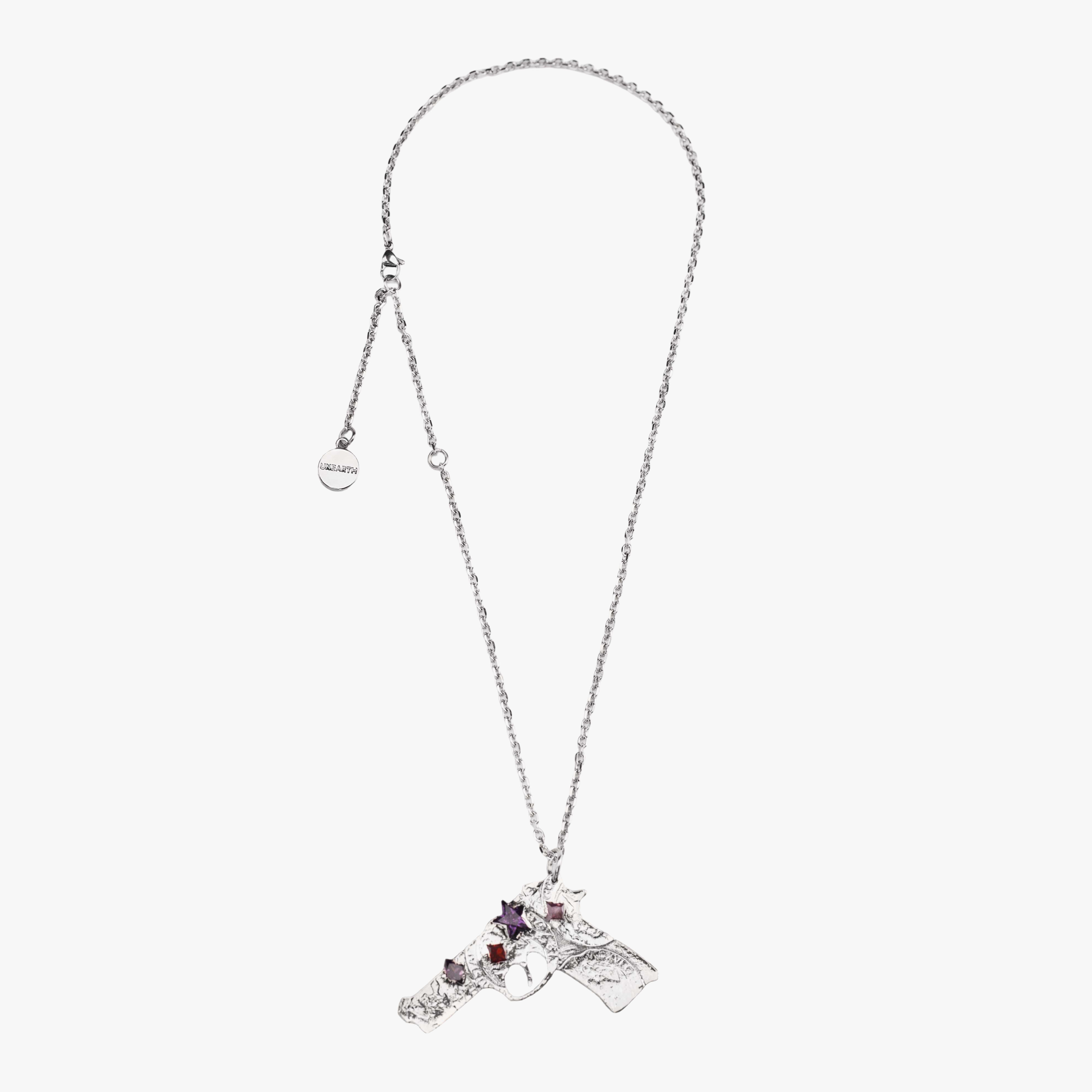 UNEARTH 硬幣手槍項鍊