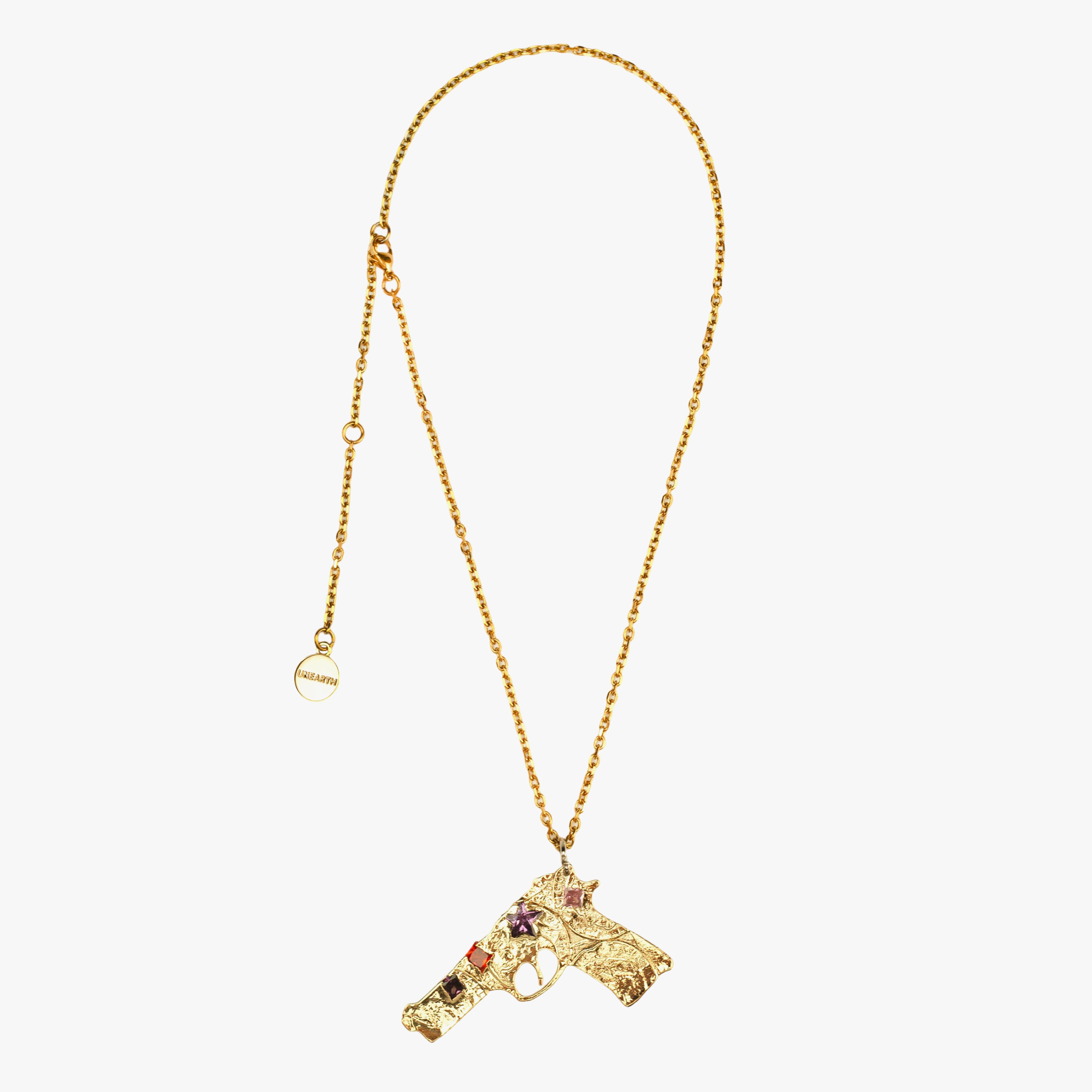 UNEARTH 硬幣手槍項鍊