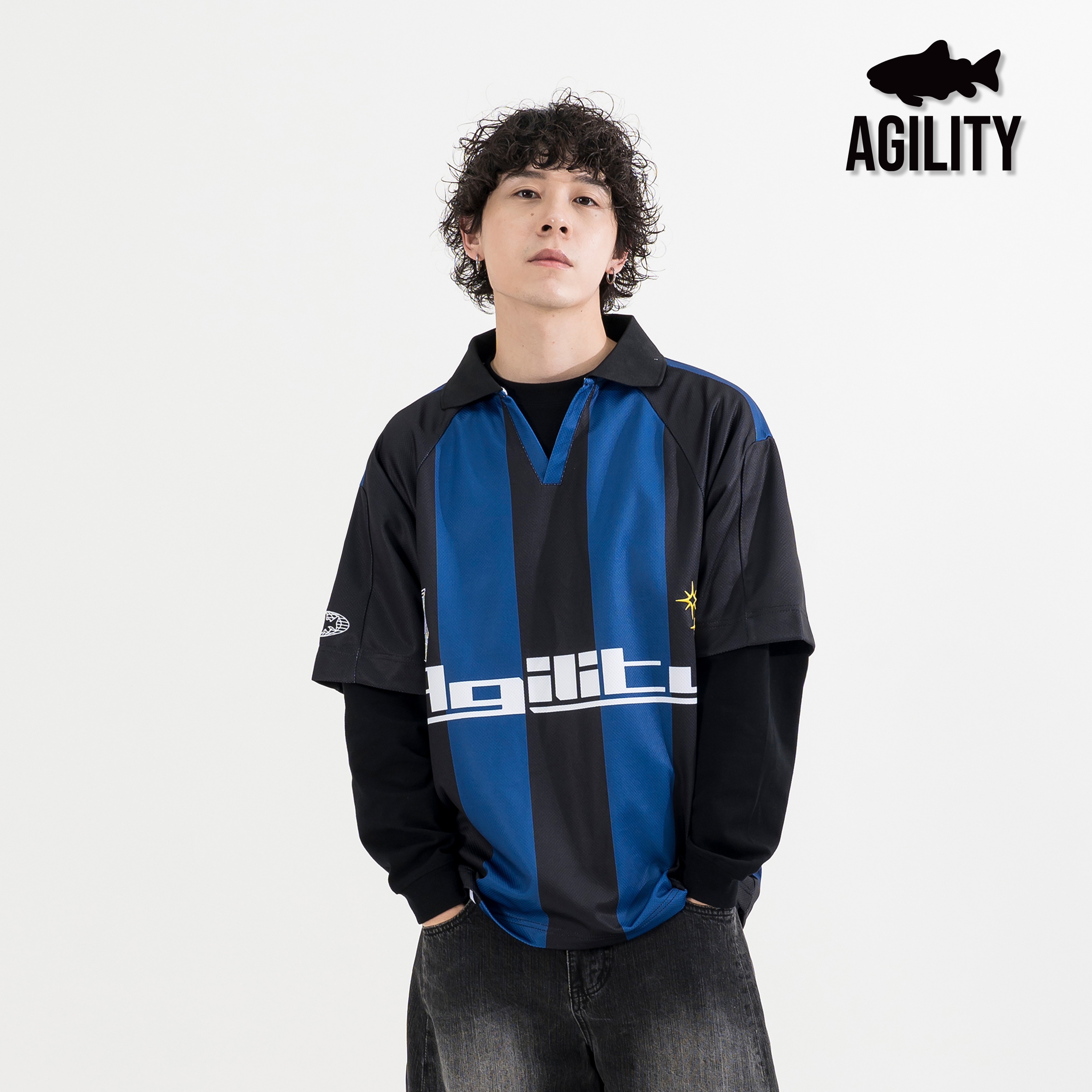AGILITY Retro Football Jersey / Agi 復古 足球短袖Tee [A-FC2]