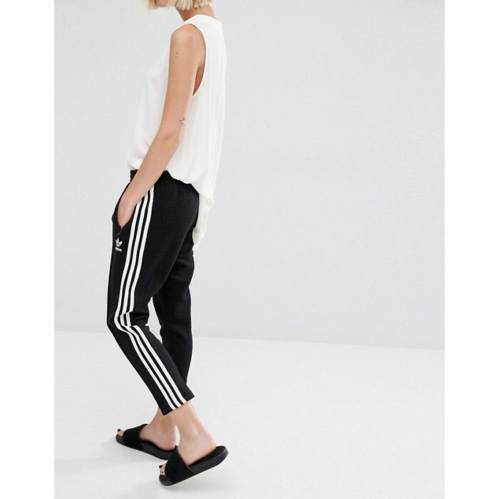 【雙十一優惠】Adidas 女款經典修身｜Cigarette Pant 運動長褲｜百搭俐落版型 瑜伽休閒穿搭首選