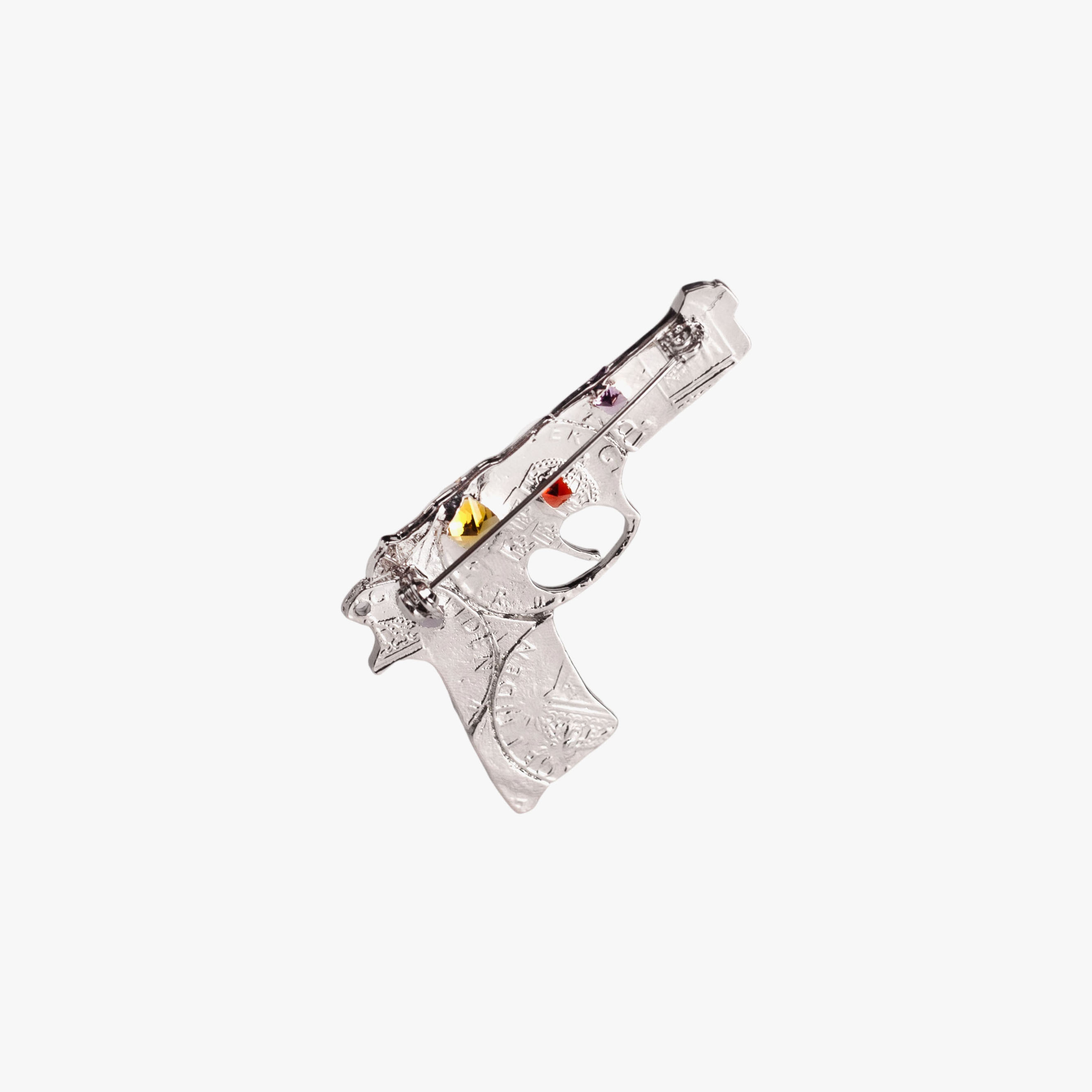 UNEARTH 硬幣手槍胸針