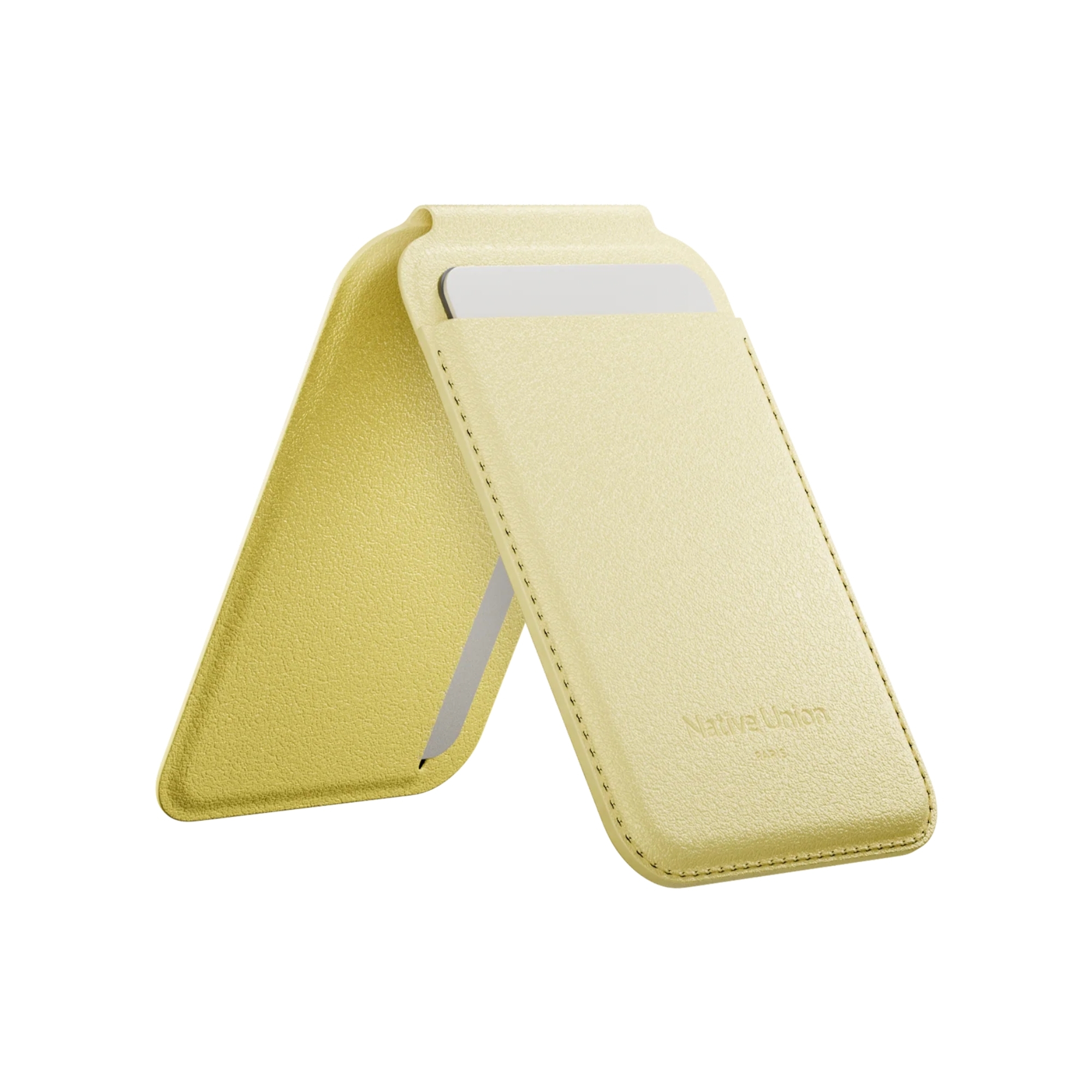 ACTIVE 磁吸站立卡夾 - 奶油黃
