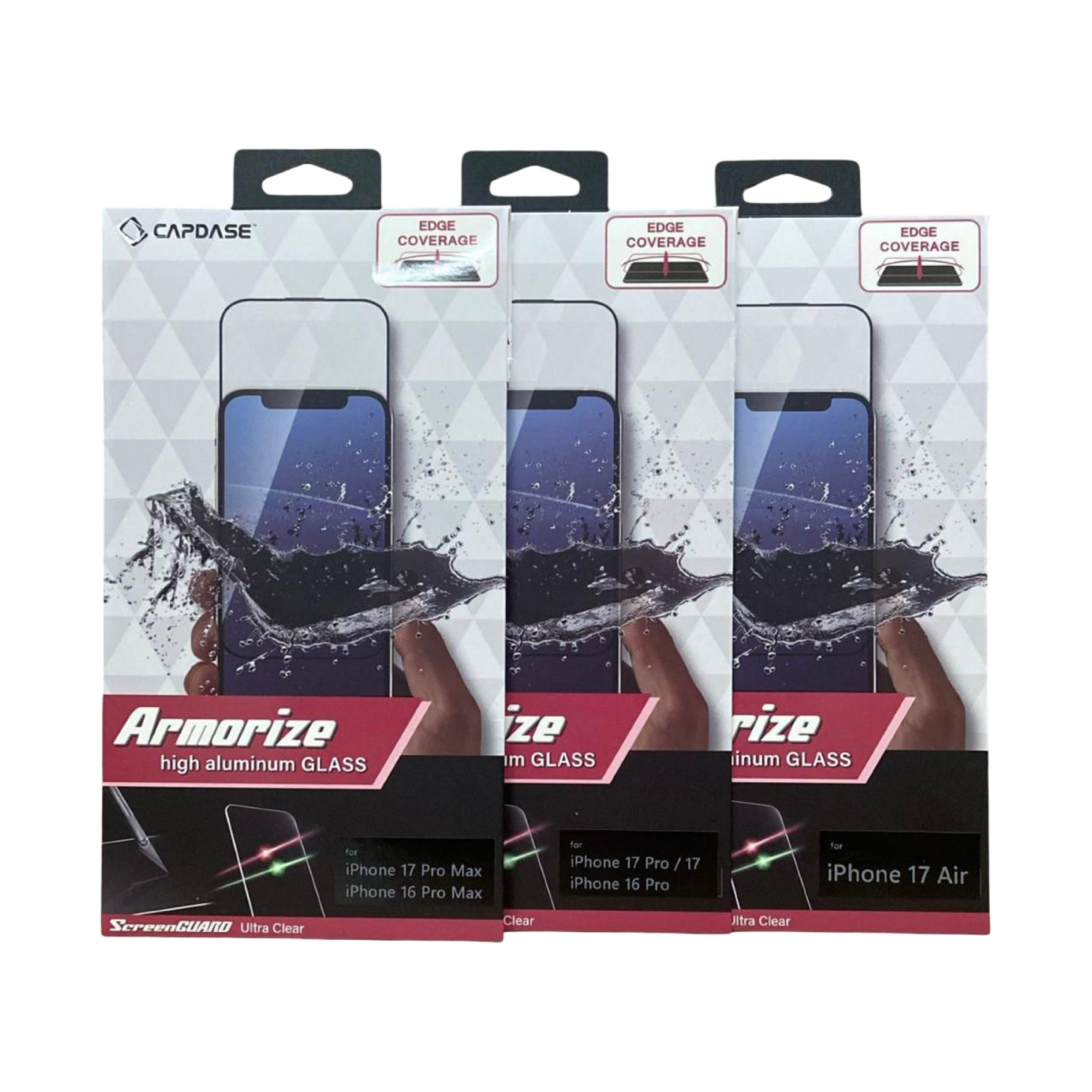 Capdase iPhone 17 系列 Armorize 高清玻璃螢幕保護貼