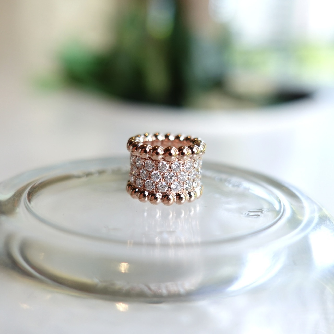 18K金滿鑽萬花筒吊墜