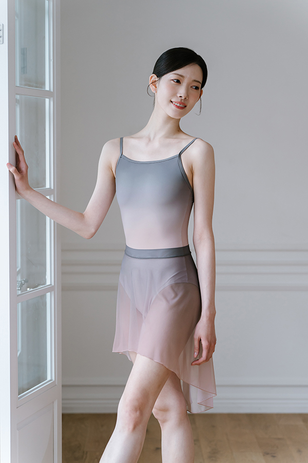 韓國 Byplie【BY-Leotard01 印花細肩帶舞衣】