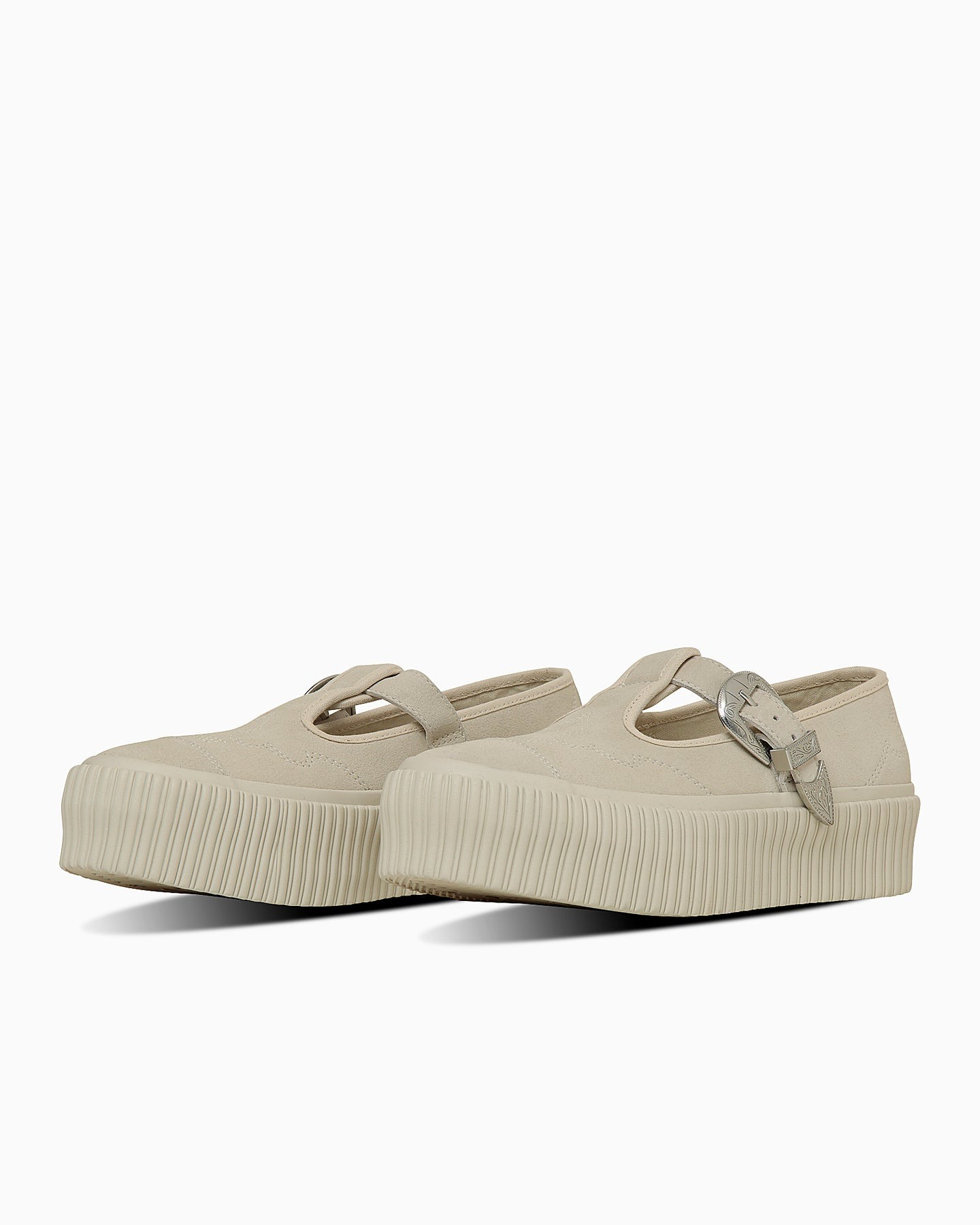 預購┃CONVERSE ALL STAR LIFTED RIBTAPE T-STRAP WT OX 外縫線 厚底 瑪莉珍 石灰白