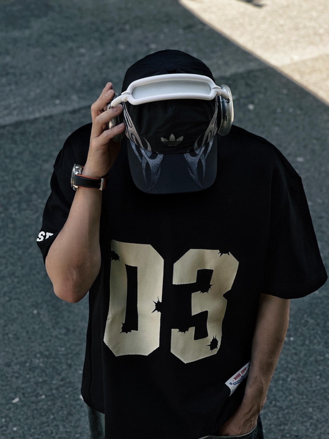 ADIDAS ORIGINALS 火焰 字母 棒球帽