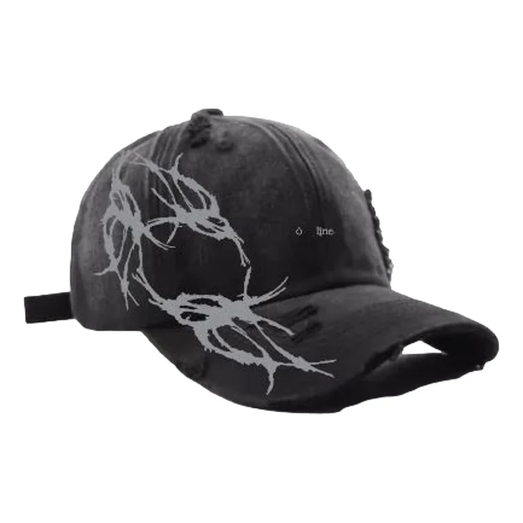 Oline Bloodied Cap -Black