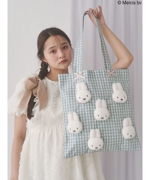 merry jenny / Fluffy miffy tote bag