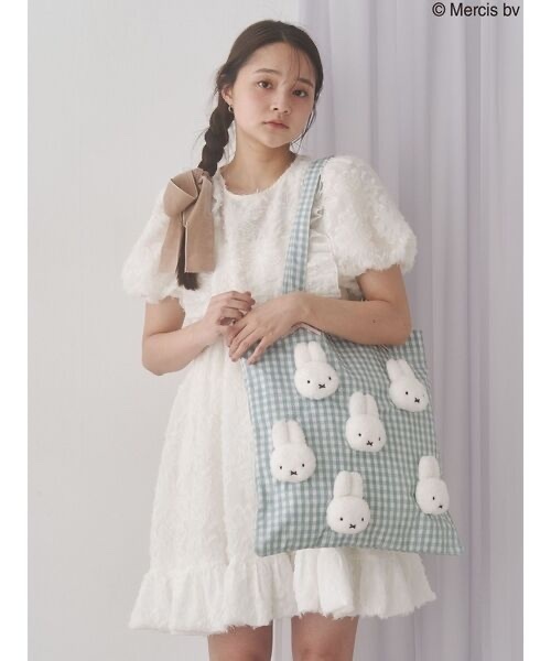 merry jenny / Fluffy miffy tote bag