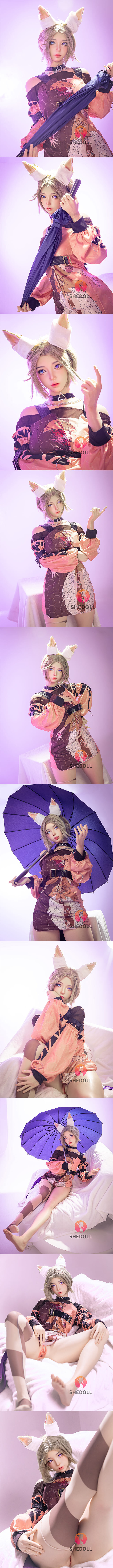 SHEDOLL 全矽膠 167cm D胸 楚玥 silicone sex doll cosplay 公孫離
