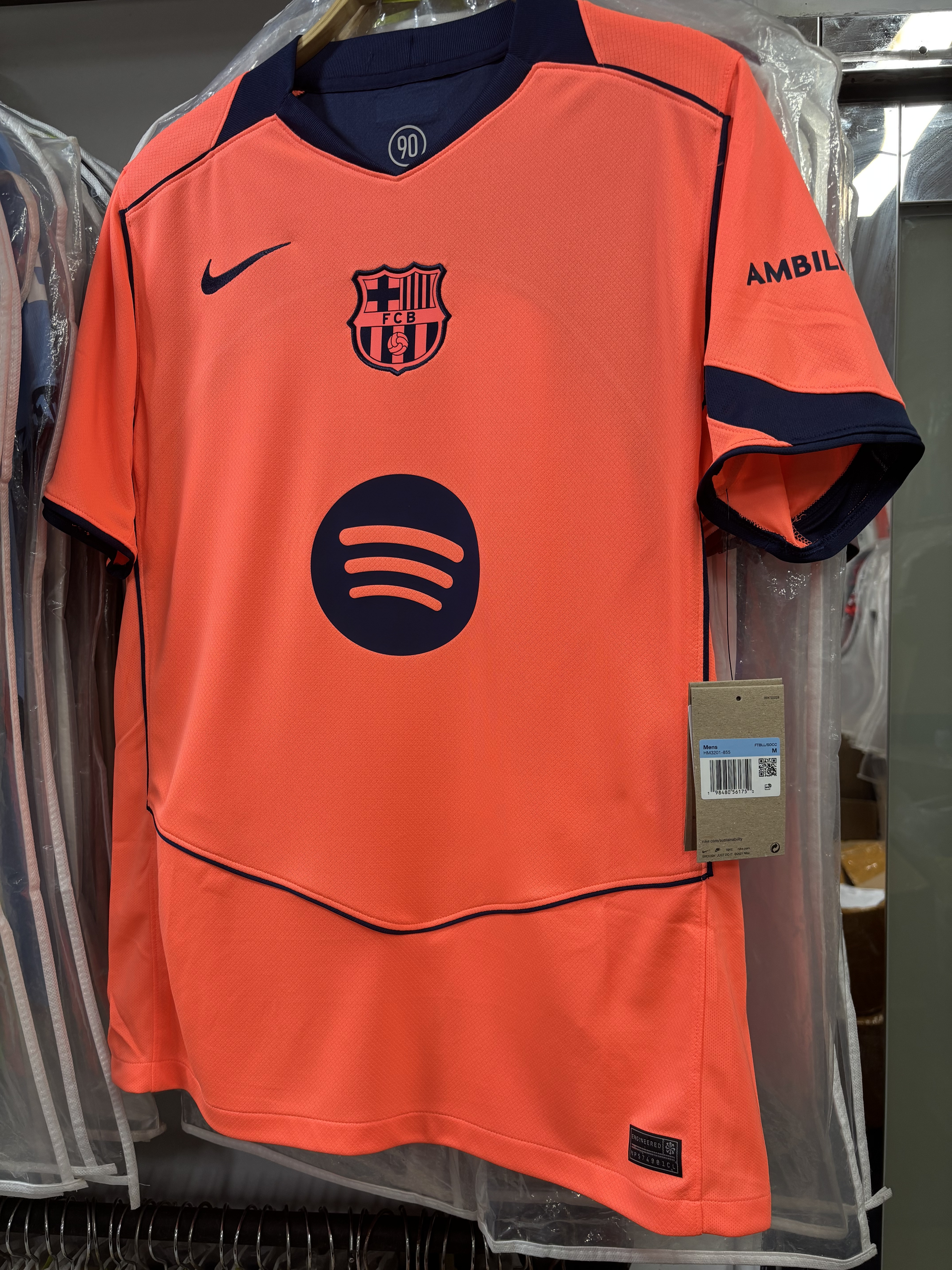 25-26巴塞隆拿二客耶馬球迷版球衣