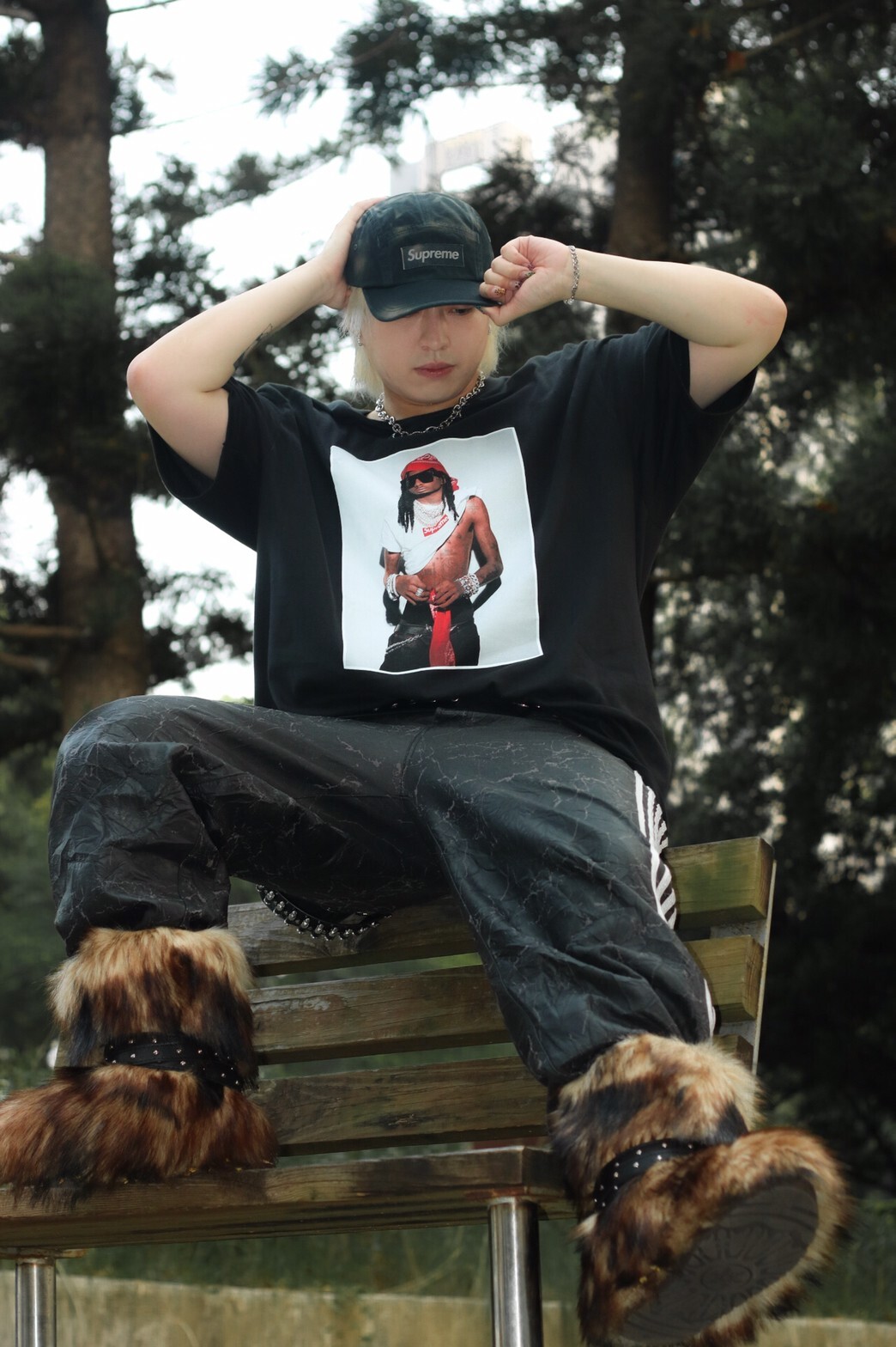 ☆ETW☆【EASY TO WEAR】Supreme 25FW Playboi Carti Tee 玩少 卡蒂 Opium 相片 人物 短T