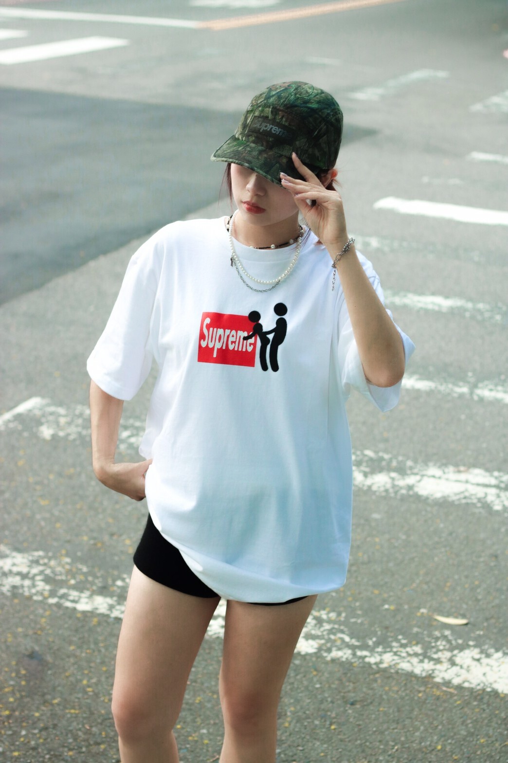 ☆ETW☆【EASY TO WEAR】Supreme 25FW Stick Tee BOX LOGO 愛愛 惡搞 經典 短T