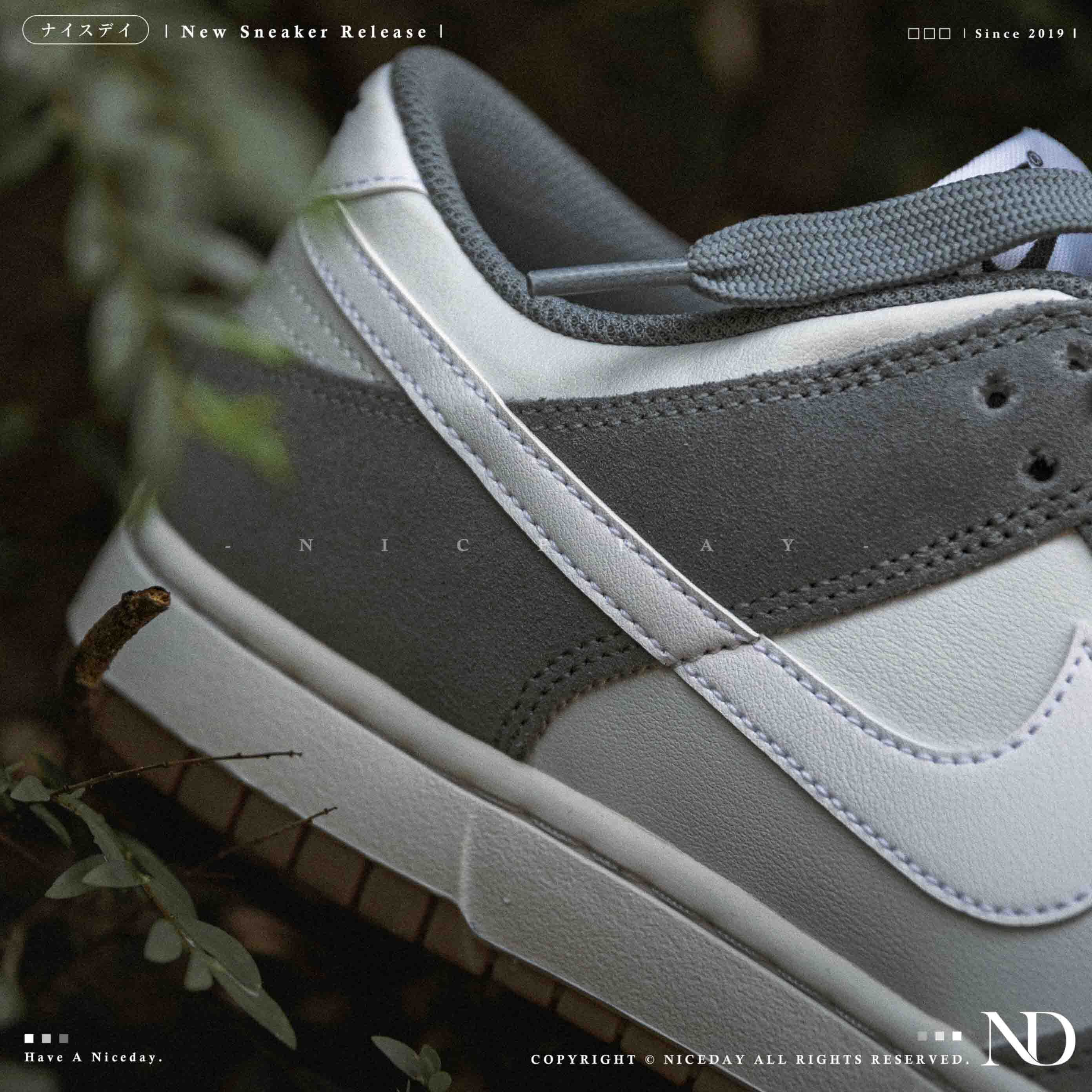 NICEDAY 代購 Nike Dunk Low 灰白 白灰 煙灰 菸灰 焦糖底 麂皮 復古 灰 IB6399-001