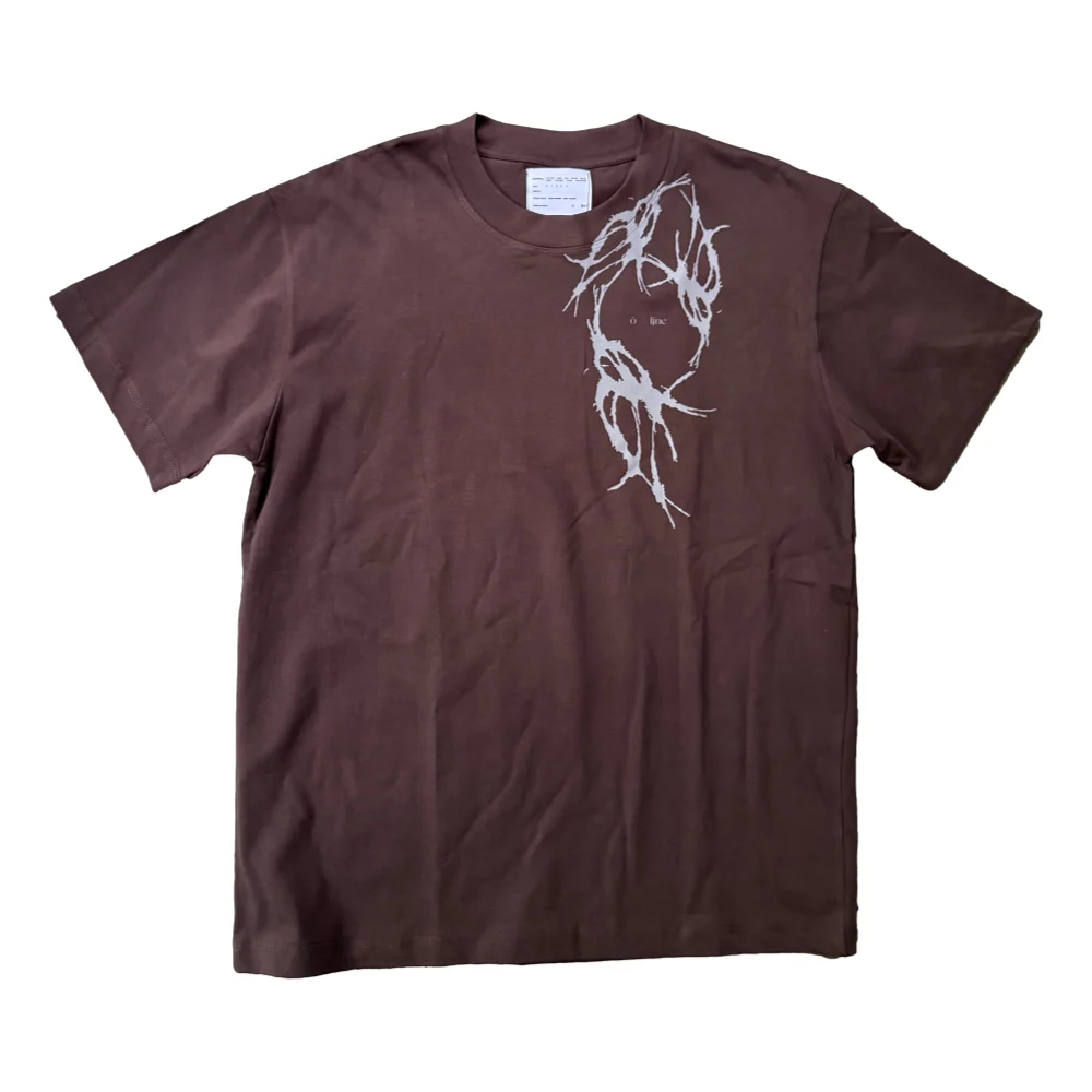 OLINE Bloodied T - Chocolate