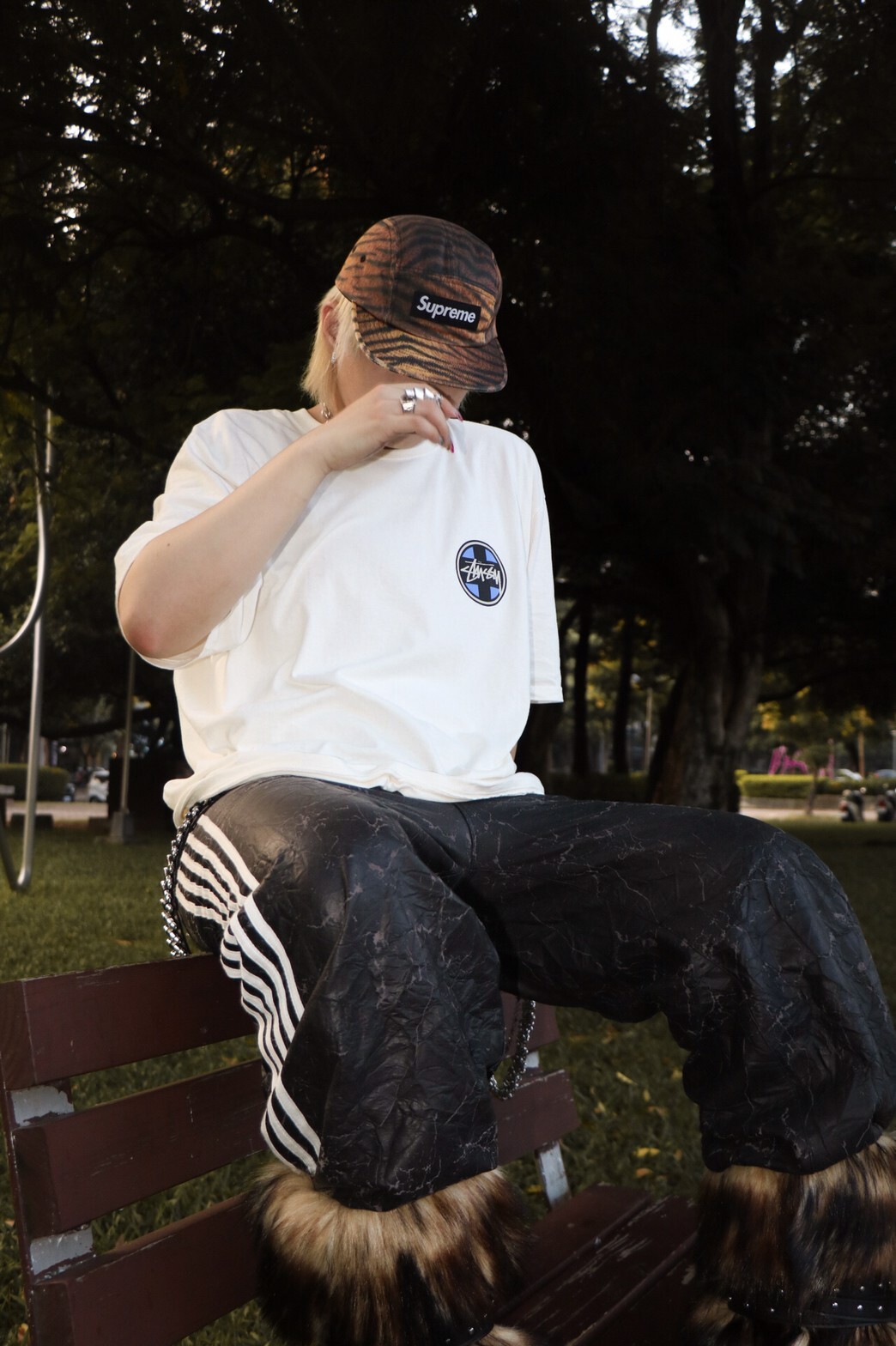 ☆ETW☆【EASY TO WEAR】Stussy CROSS DOT PIGMENT DYED TEE 十字 圓形 水洗 短袖 短T 短TEE