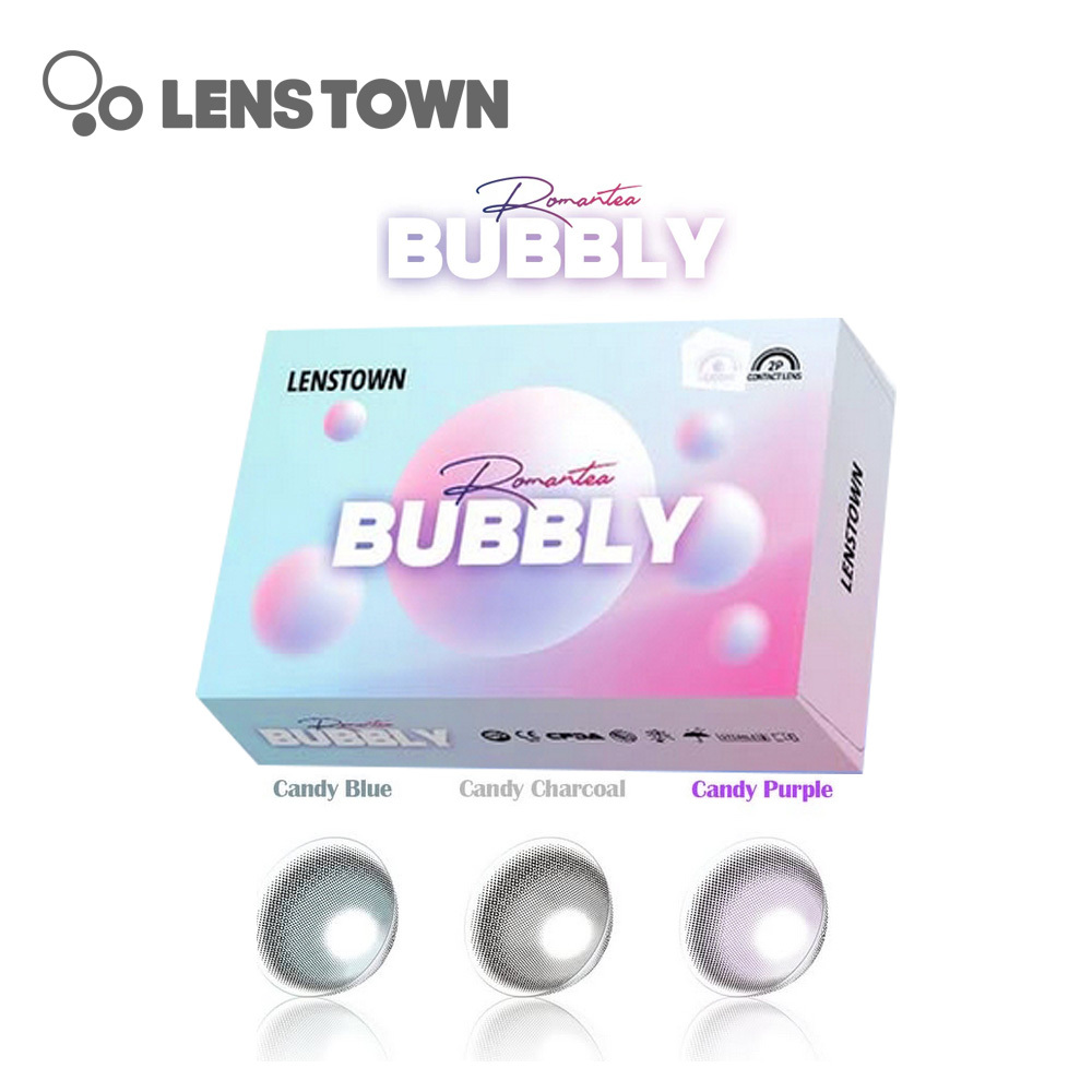 Lenstown Romantea Bubbly 1 Month 美瞳  彩色 月拋 隱形眼鏡 2片