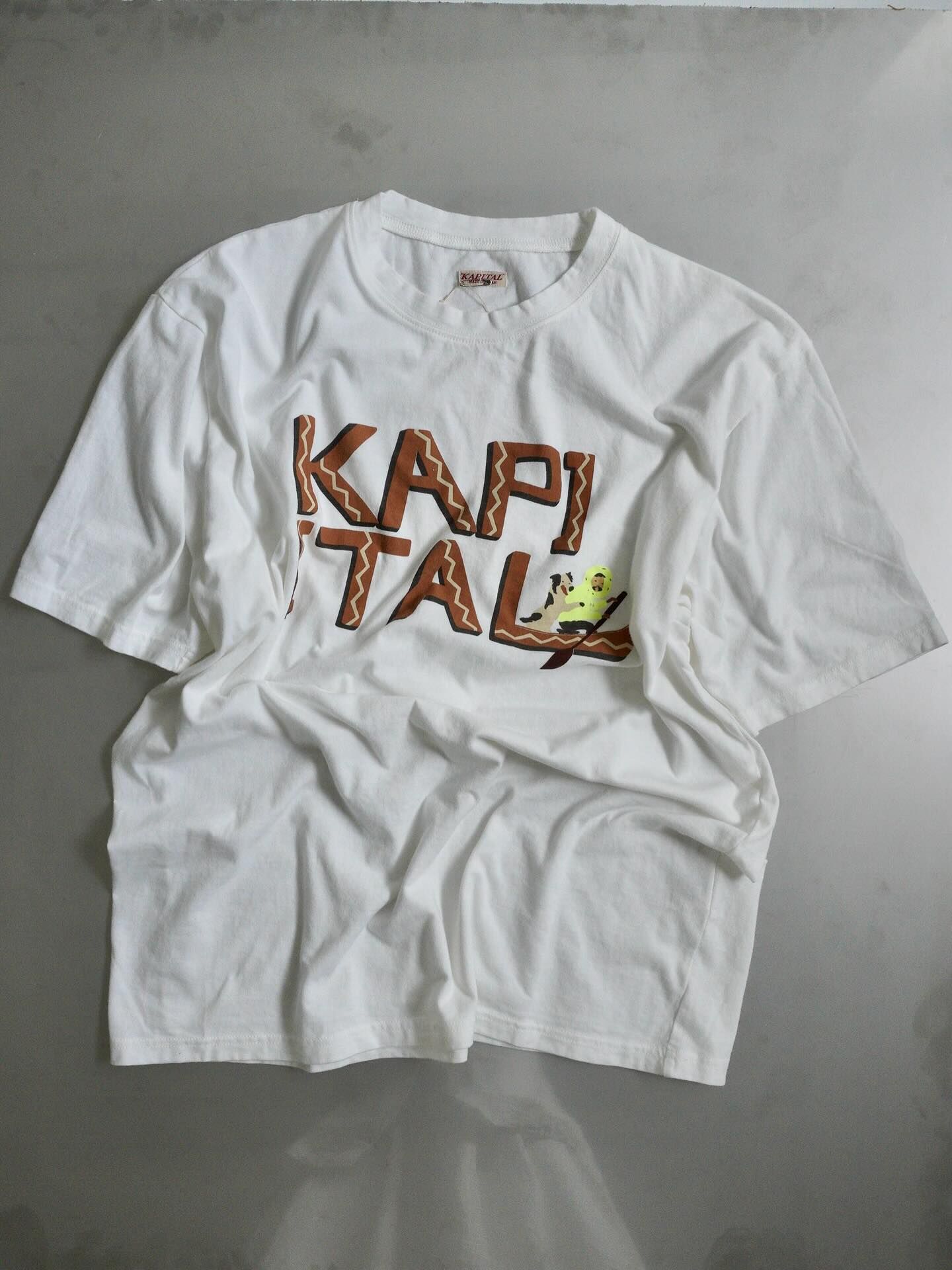 2025AW KAPITAL 20 天竺棉 印地安風 嬉皮 短T 現貨 K2508SC005