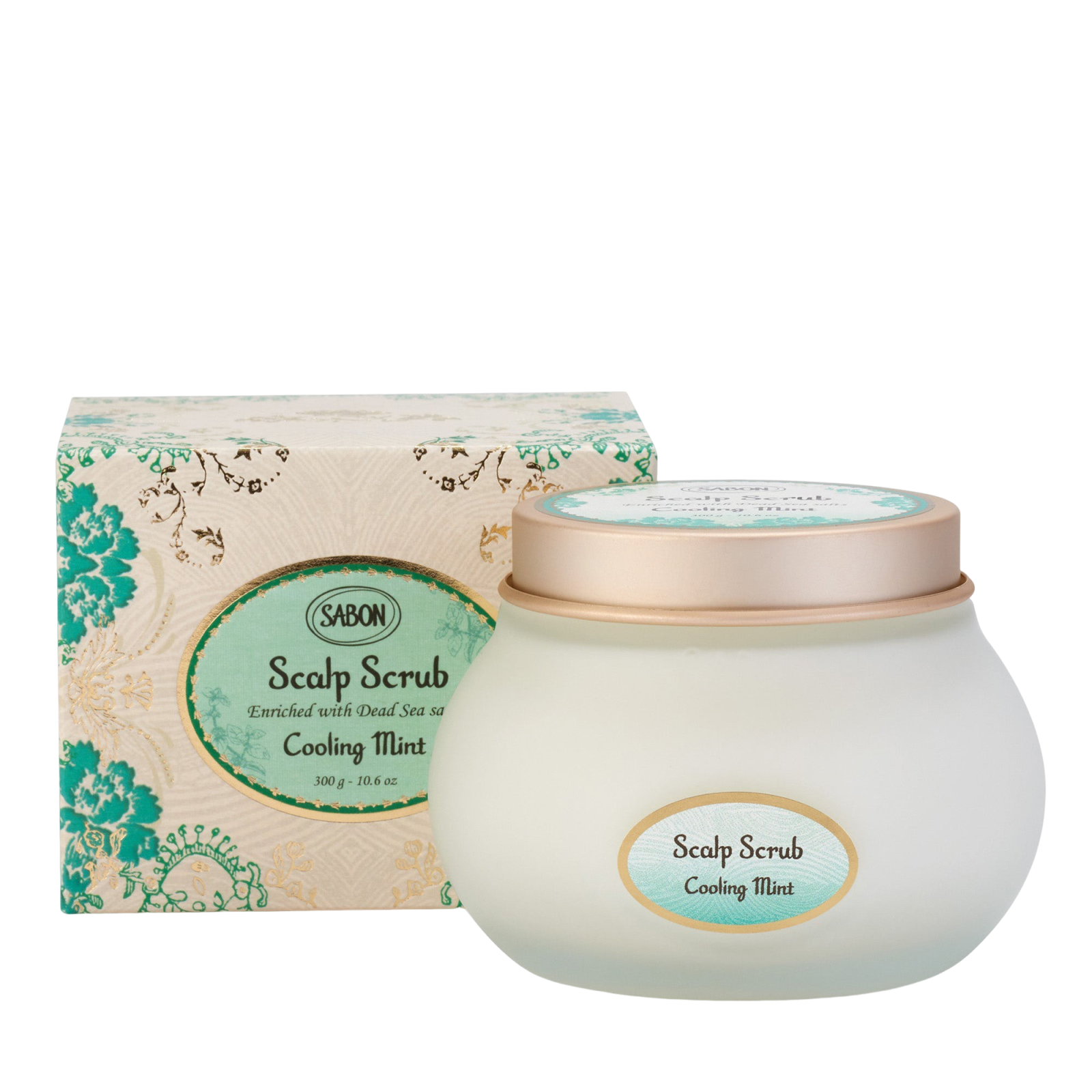 【SABON】 沁心薄荷死海鹽頭皮磨砂膏 300g