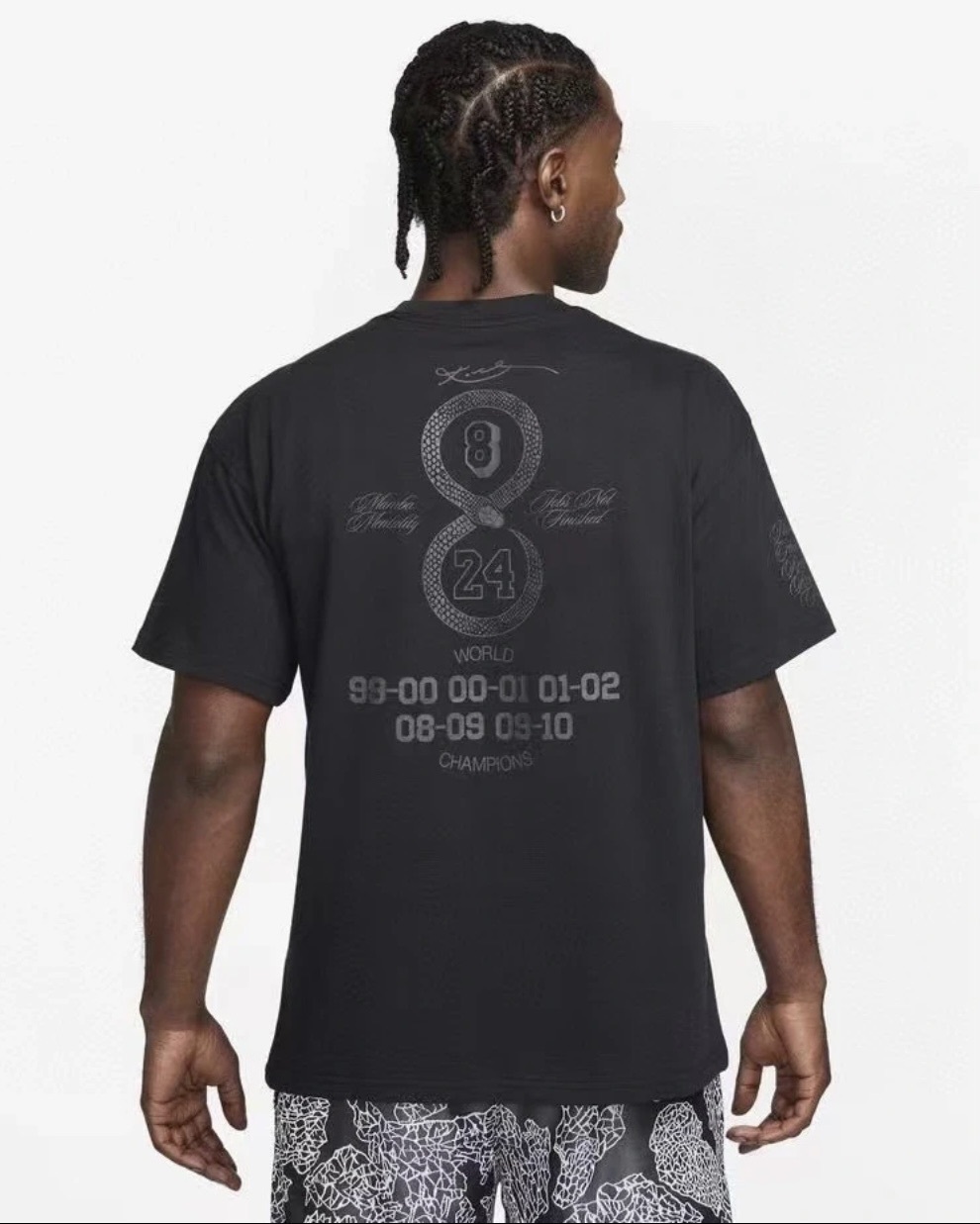 Nike Short Sleeves Tee Mamba Mentality 短袖T恤 短T 黑 Kobe FV6067-010