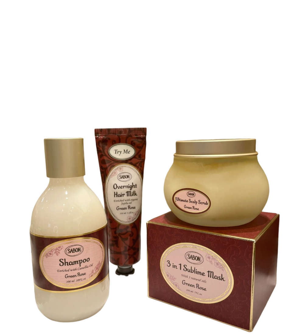 【SABON】 經典綠玫瑰洗髮乳300ml