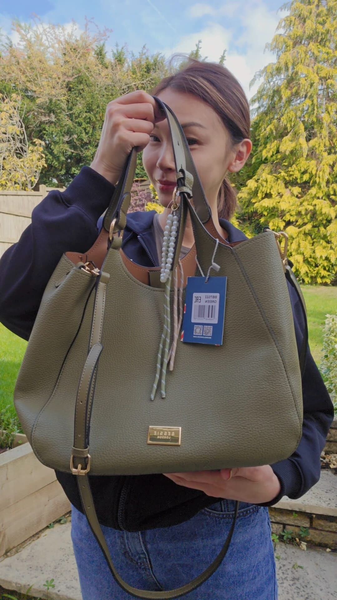 英國代購 (獨立訂單)-BESSIE LONDON HOBO BAG