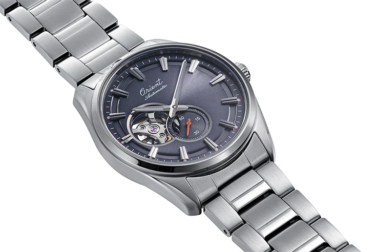 萬年鐘錶 - 東方錶  ORIENT  七十五週年限量 STRETTO半鏤空機械男錶 RA-AR0012N 錶徑 : 40.8mm