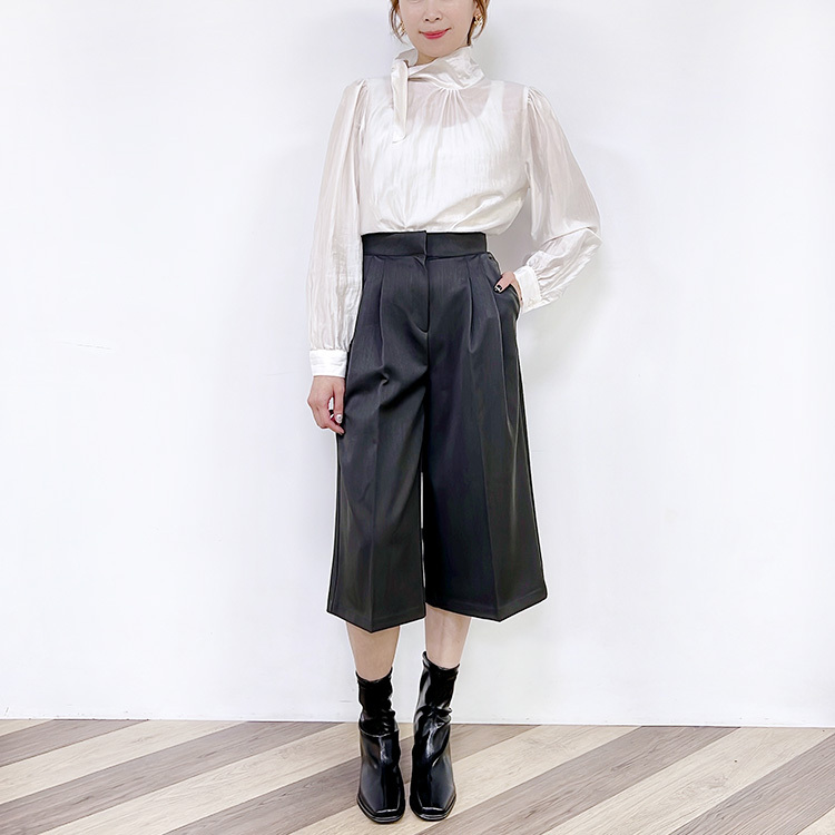 法式時髦七分裙褲