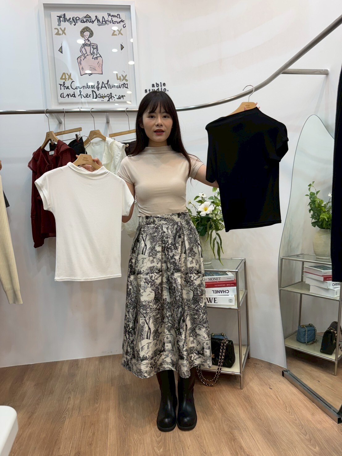 AS5030 軟綿飛飛袖小樽領上衣（買一送一）*優惠碼不適用*