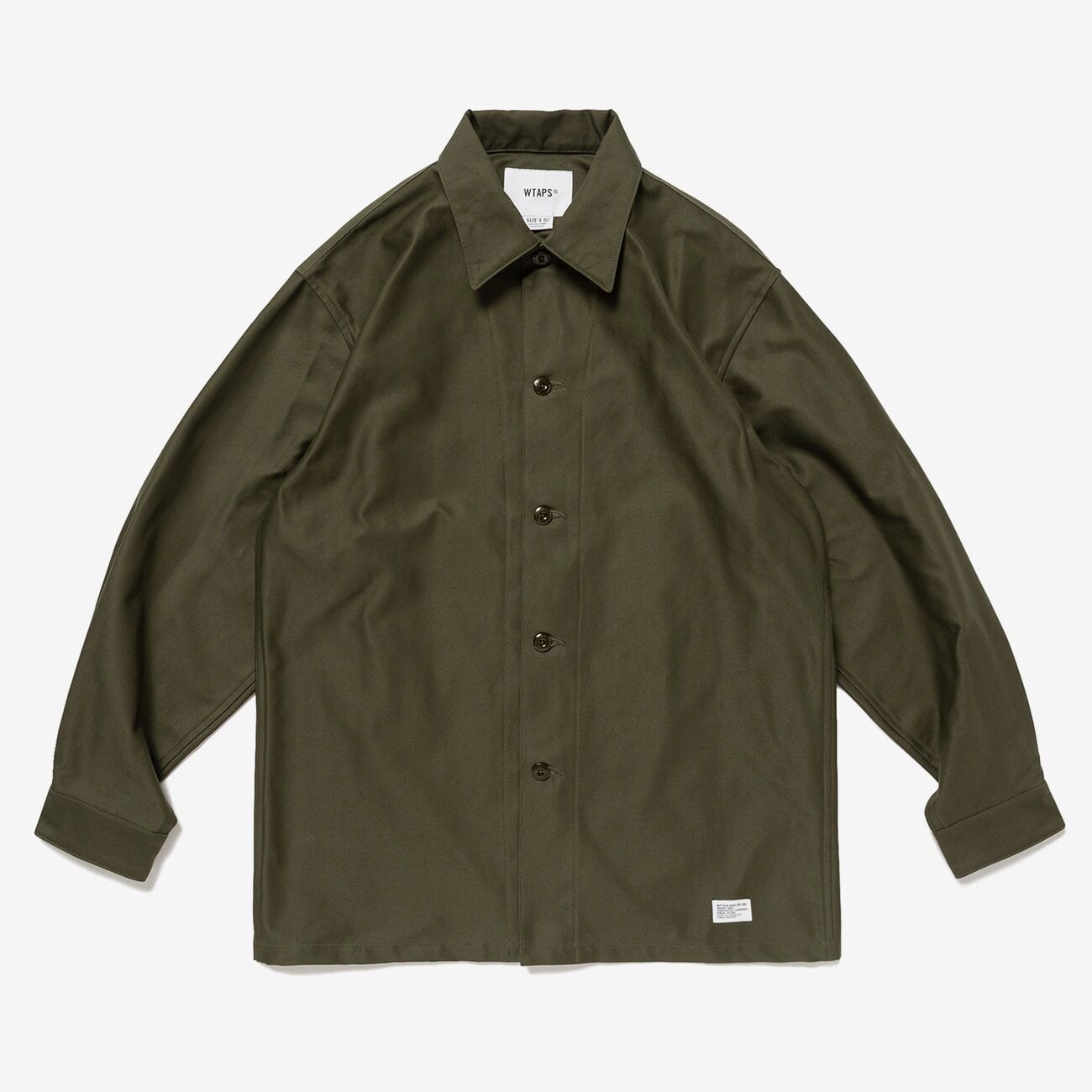 『代購商品』2025AW WTAPS CBW 01 / LS / COTTON. BACKSATIN 襯衫 252CWDT-SHM08