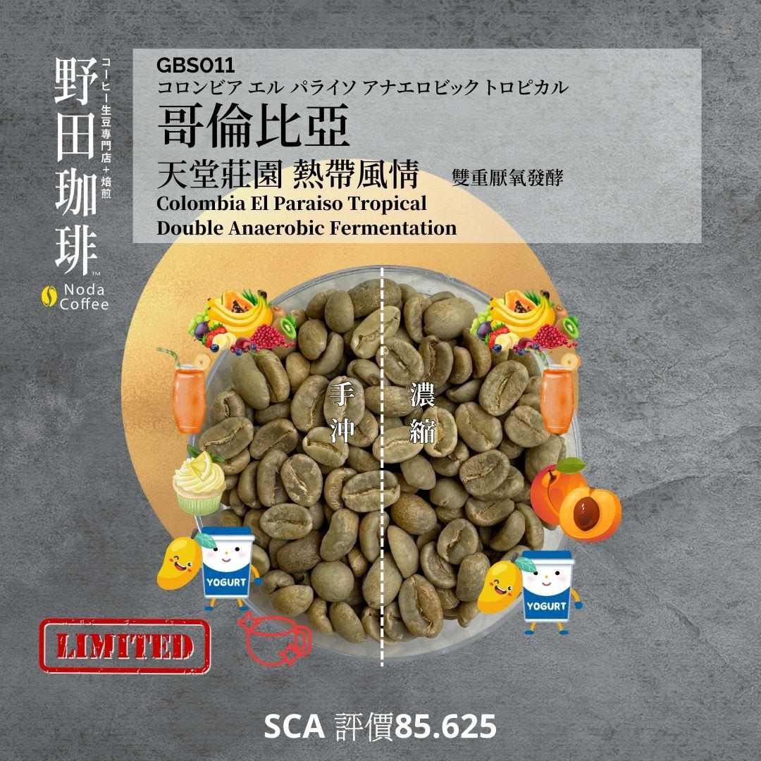 GBS011 哥倫比亞 天堂莊園 熱帶風情 雙重厭氧發酵