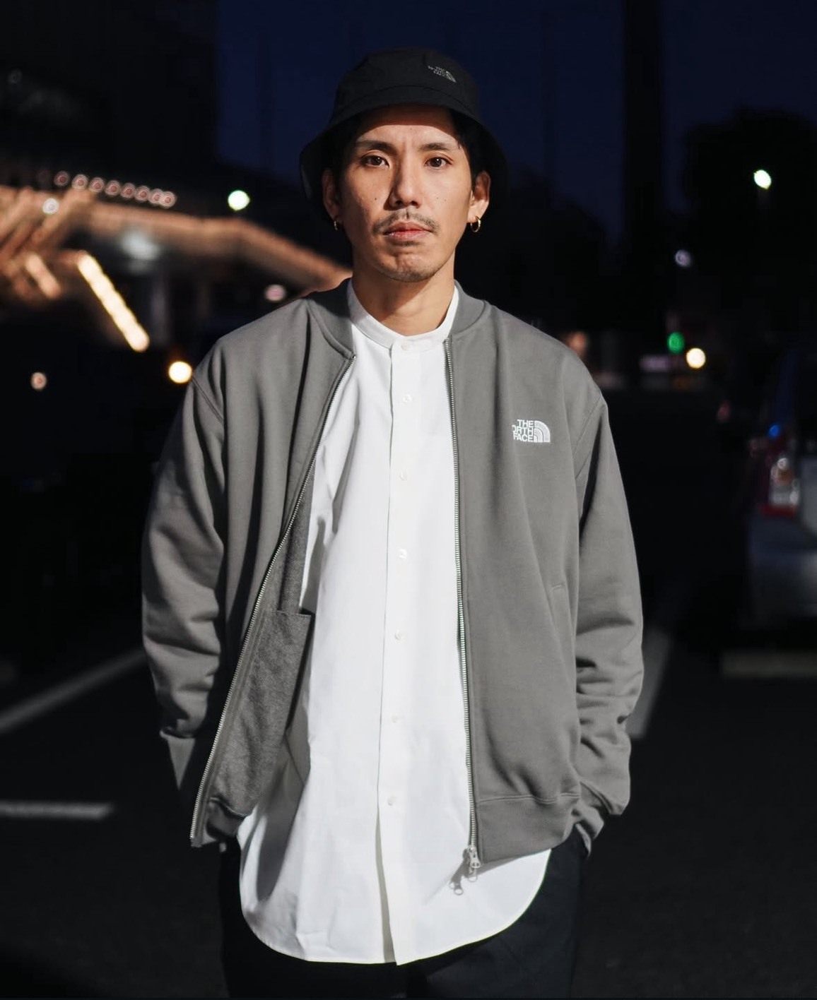日本THE NORTH FACE｜Heather Bomber Sweat Jacket