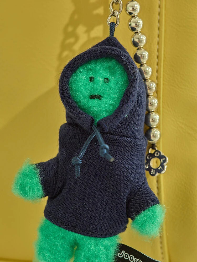 <韓國連線>Joguman Studio 帽T恐龍 絨毛 吊飾 鑰匙圈