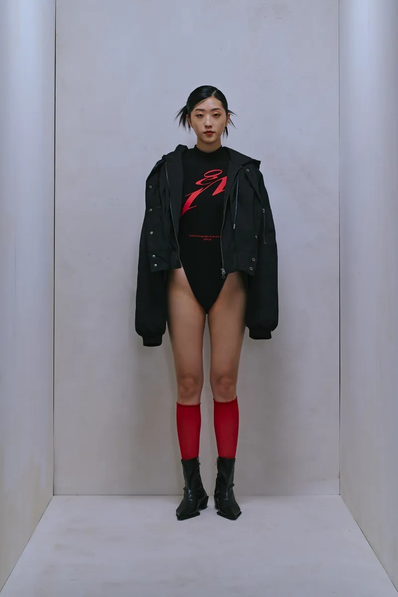 Enclave｜Oversize “Twin” Bomber Jacket (Black)