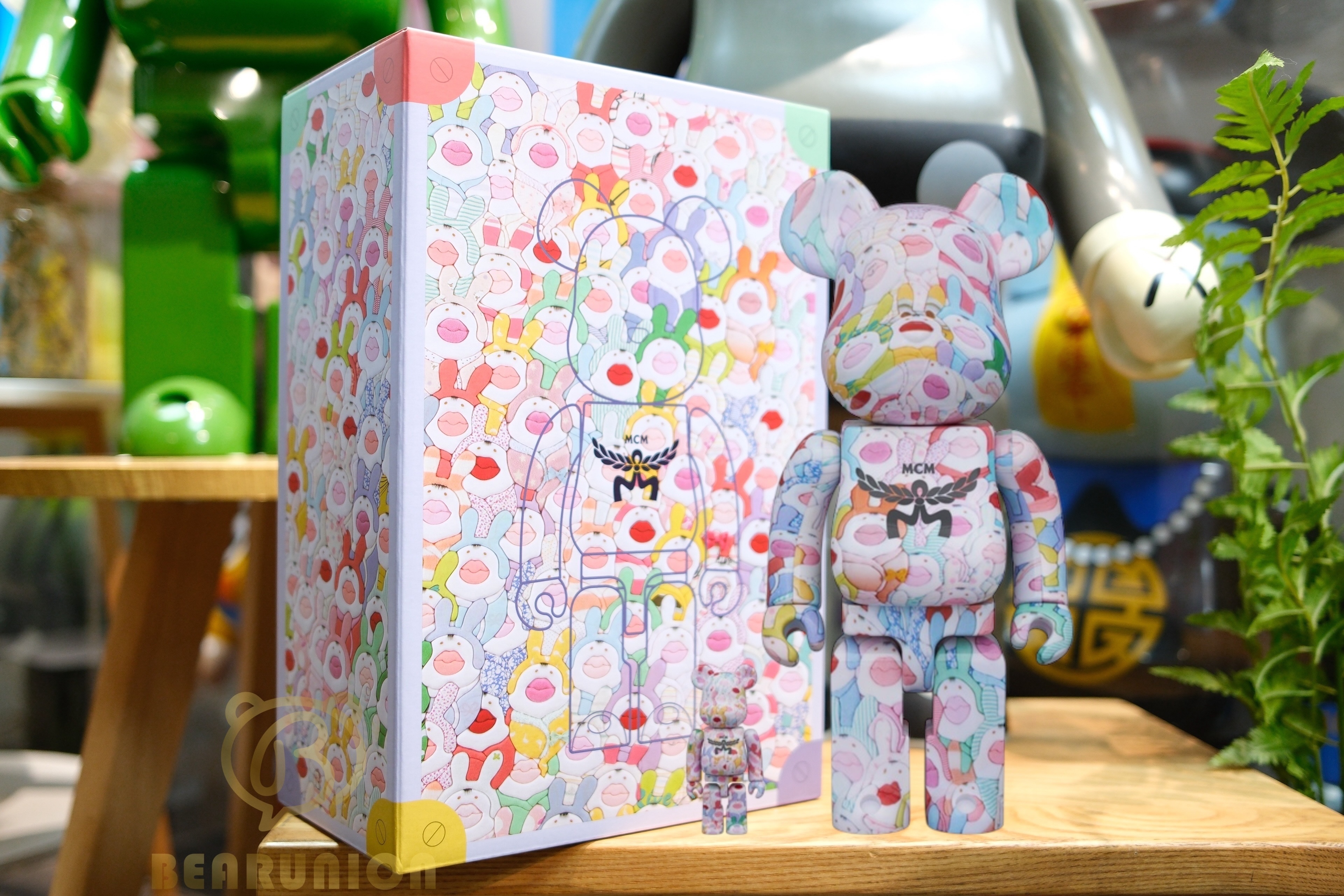 🎏預訂🎏 Bearbrick 400% 100% MCM × ken yashiki