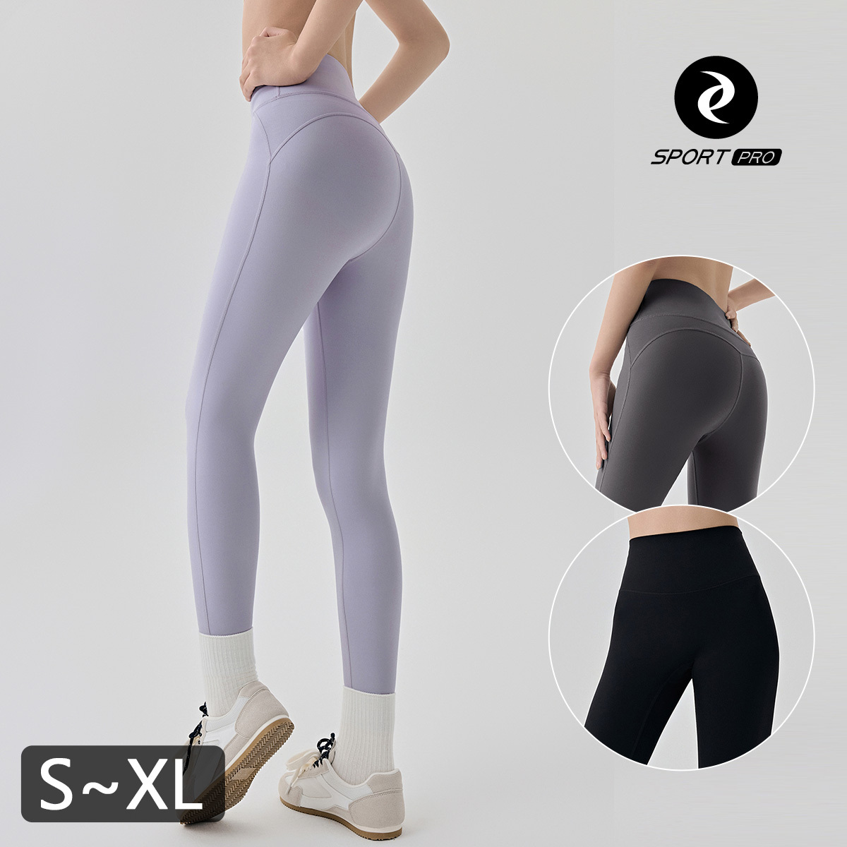 【完美褲】高腰複合收腹裸感提臀瑜珈/運動/緊身機能褲【免穿內褲】