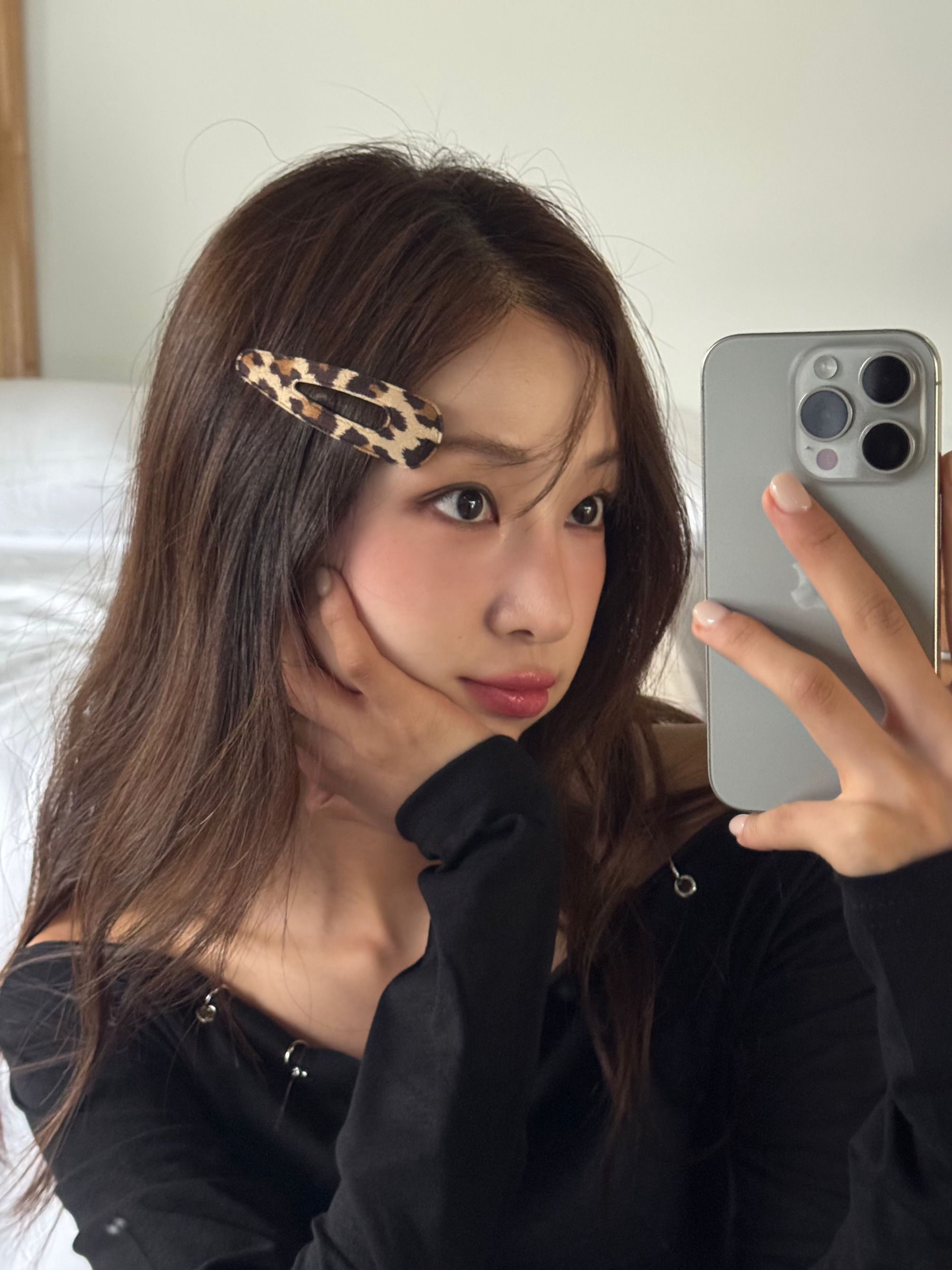 個性豹紋髮夾組