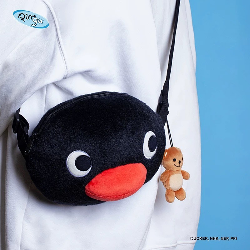 PINGU 企鵝家族 背我的PINGU背包系列 斜背包