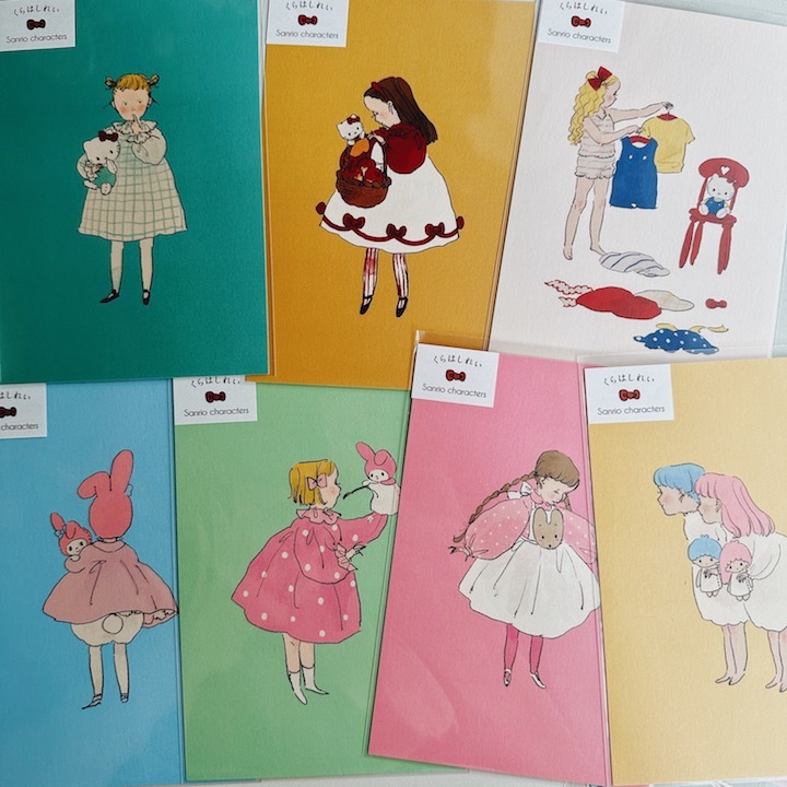 日本Kurahashirei x 三麗鷗聯名 明信片