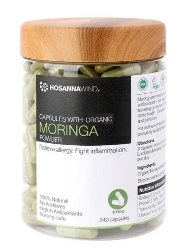 0919HW23-HOS-活旋辣木葉粉膠囊 400mg x 240粒 2件以上$278 (A23)