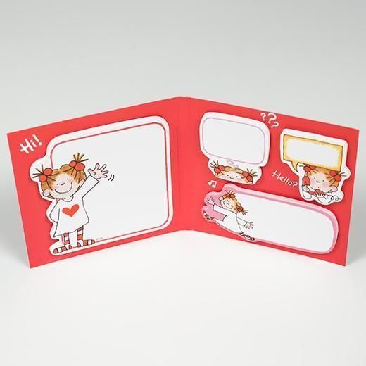 COCO醬_HELLO 書型便利貼 memo｜日本Greeting Life