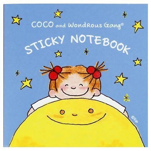 COCO醬_月亮 書型便利貼 memo｜日本Greeting Life