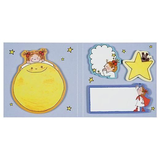 COCO醬_月亮 書型便利貼 memo｜日本Greeting Life