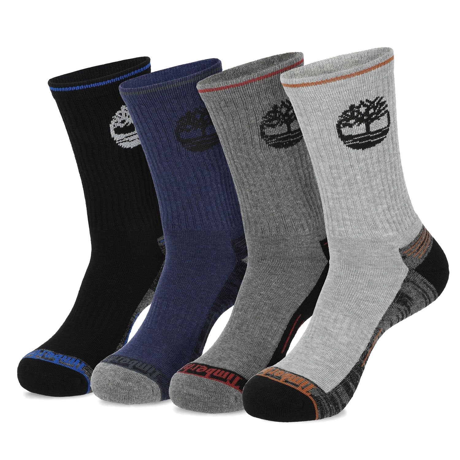 【預購】Timberland H091850 男裝舒適中筒襪 4對裝