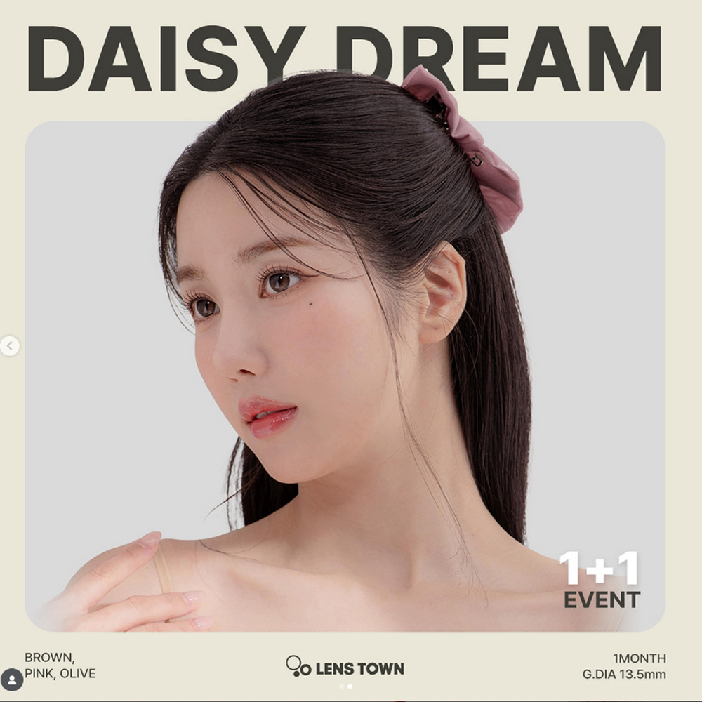 Lenstown Daisy Dream 1 Month 美瞳 彩色 月拋 隱形眼鏡 2片